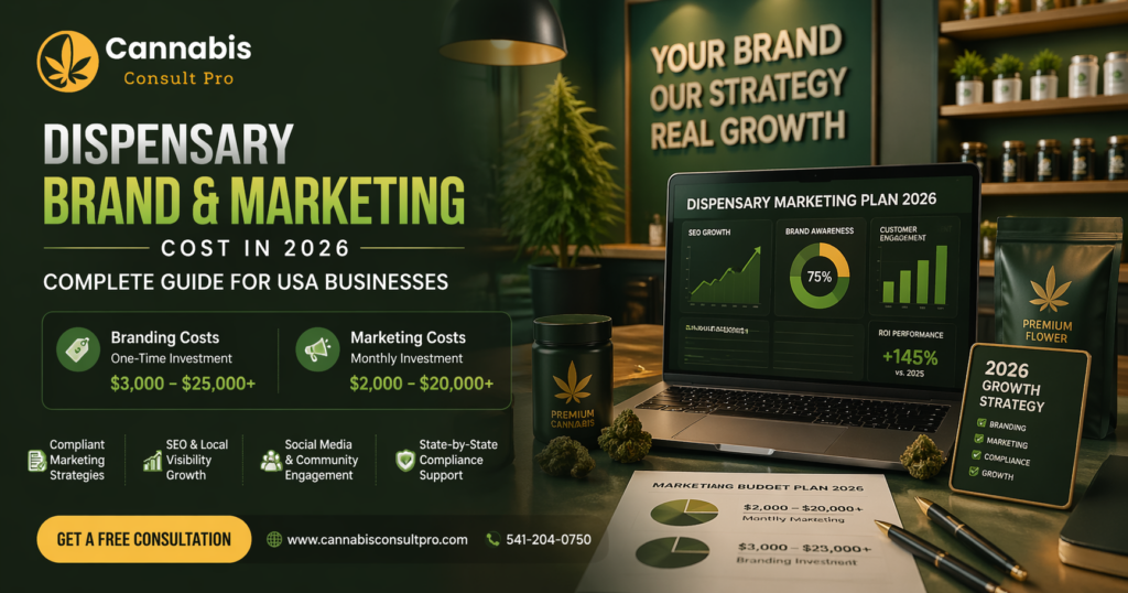 Dispensary Brand Development Marketing Cost 2026